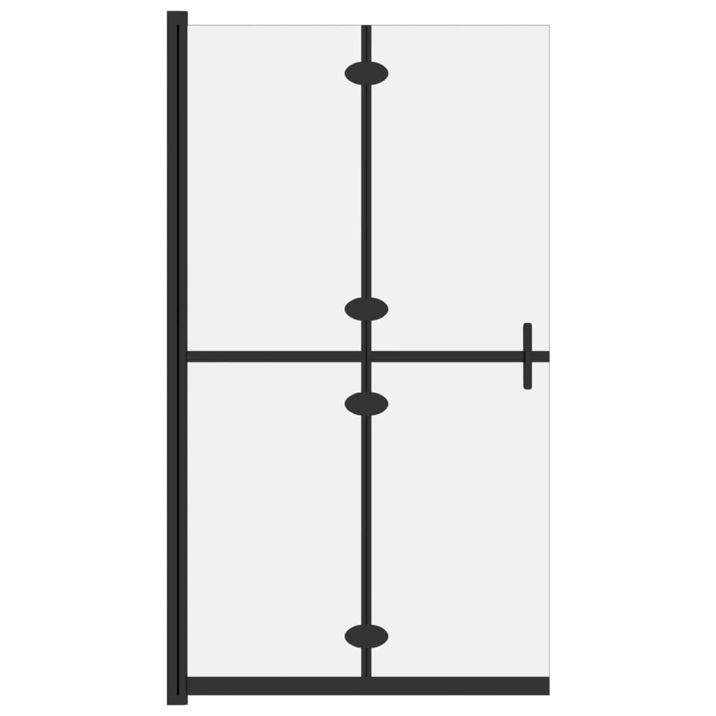 ESG tejüveg összecsukható zuhanyfal 100 x 190 cm