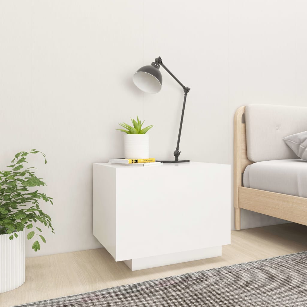 fehér forgácslap éjjeliszekrény 100 x 35 x 40 cm