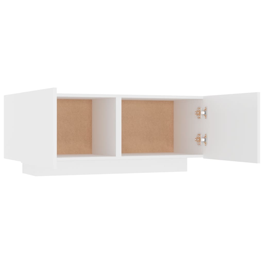 fehér forgácslap éjjeliszekrény 100 x 35 x 40 cm