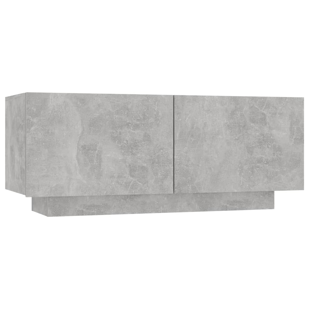 betonszürke forgácslap éjjeliszekrény 100 x 35 x 40 cm