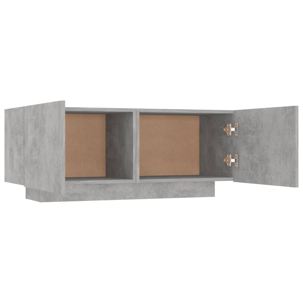 betonszürke forgácslap éjjeliszekrény 100 x 35 x 40 cm