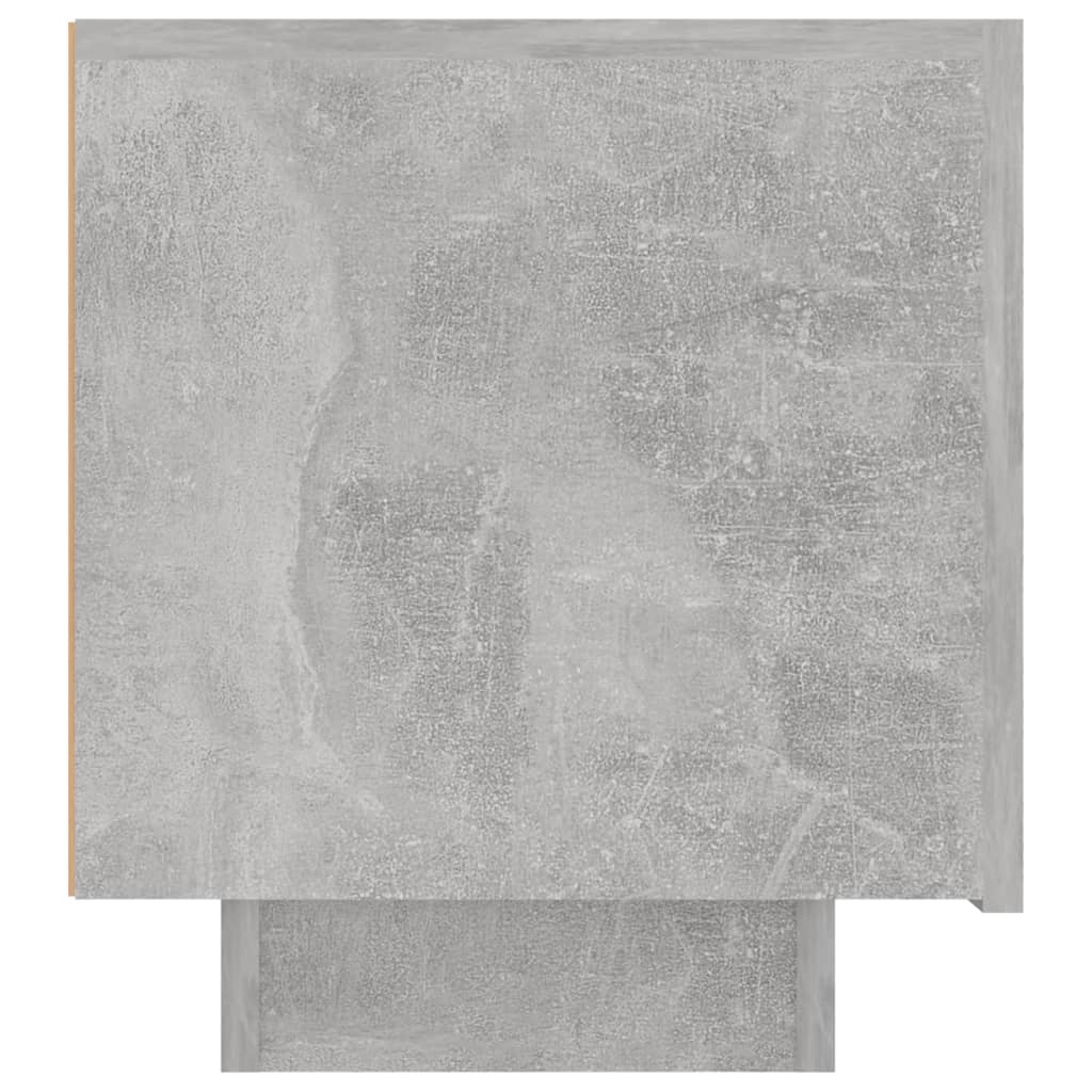 betonszürke forgácslap éjjeliszekrény 100 x 35 x 40 cm