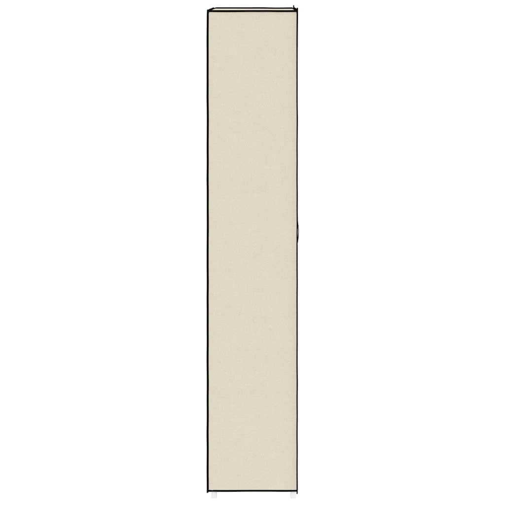 krémszínű szövet cipősszekrény 60 x 30 x 166 cm