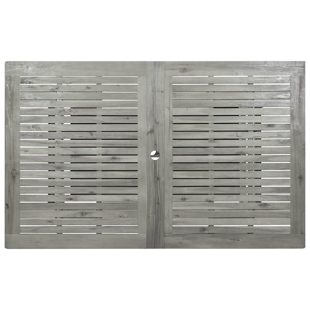 tömör akácfa kerti étkezőasztal (160-240) x 100 x 75 cm