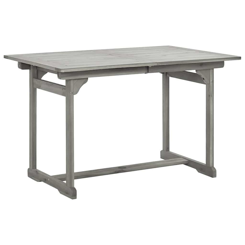 tömör akácfa kerti étkezőasztal (120-170) x 80 x 75 cm