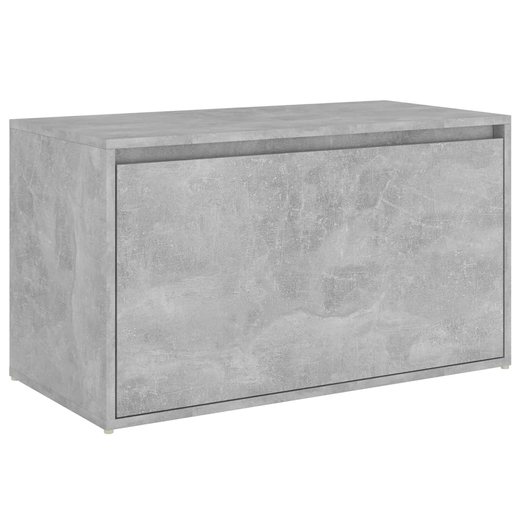 betonszürke szerelt fa előszobapad 80 x 40 x 45 cm