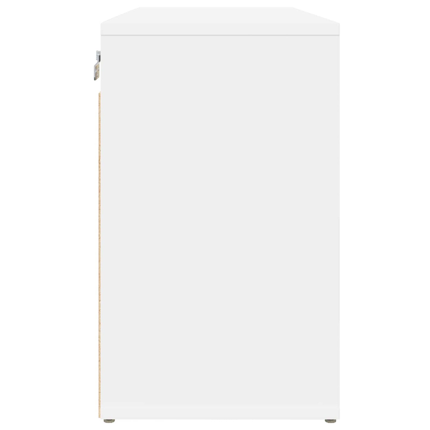 Cipőszekrény 77,5 x 30 x 51 cm Szerelt Fa Fehér