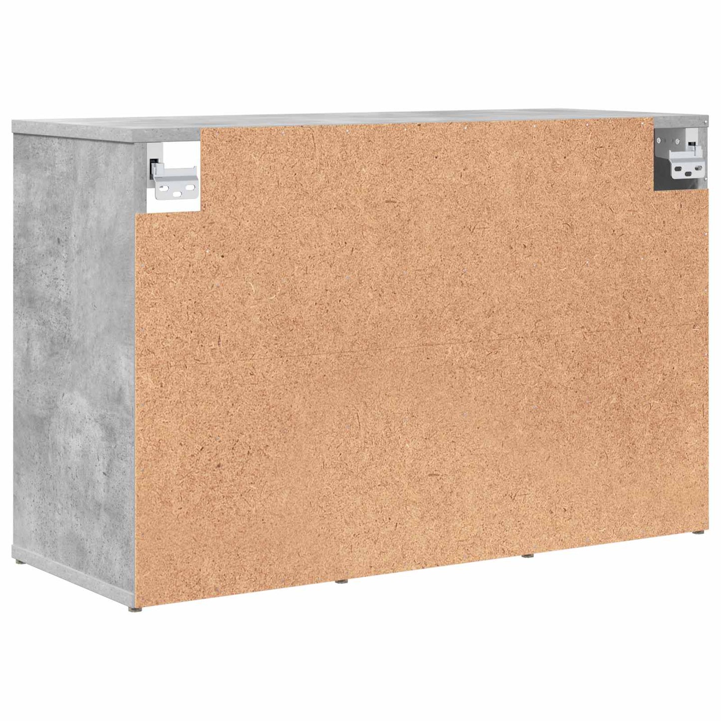 Cipőszekrény 77,5 x 30 x 51 cm Szerelt Fa Beton szürke