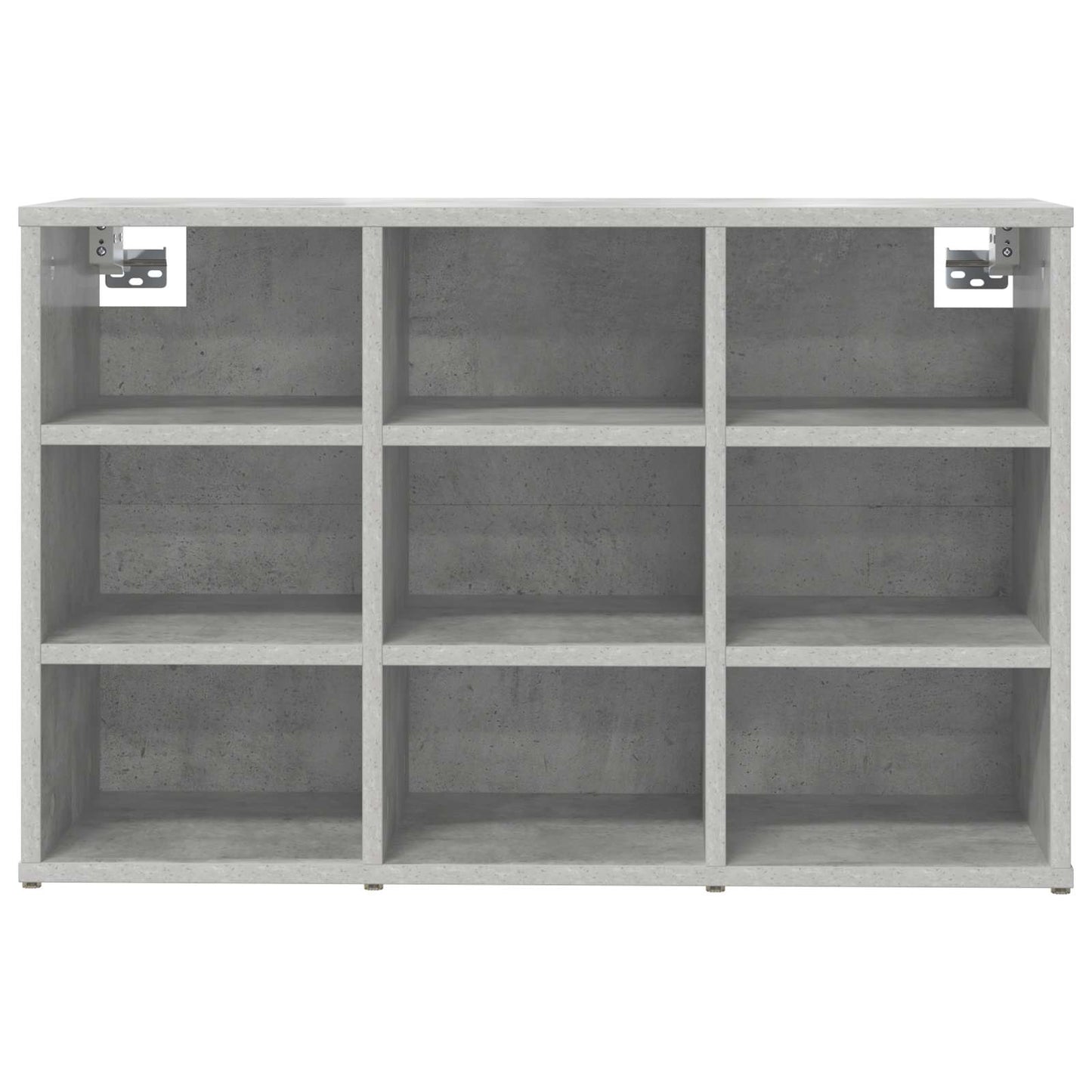 Cipőszekrény 77,5 x 30 x 51 cm Szerelt Fa Beton szürke