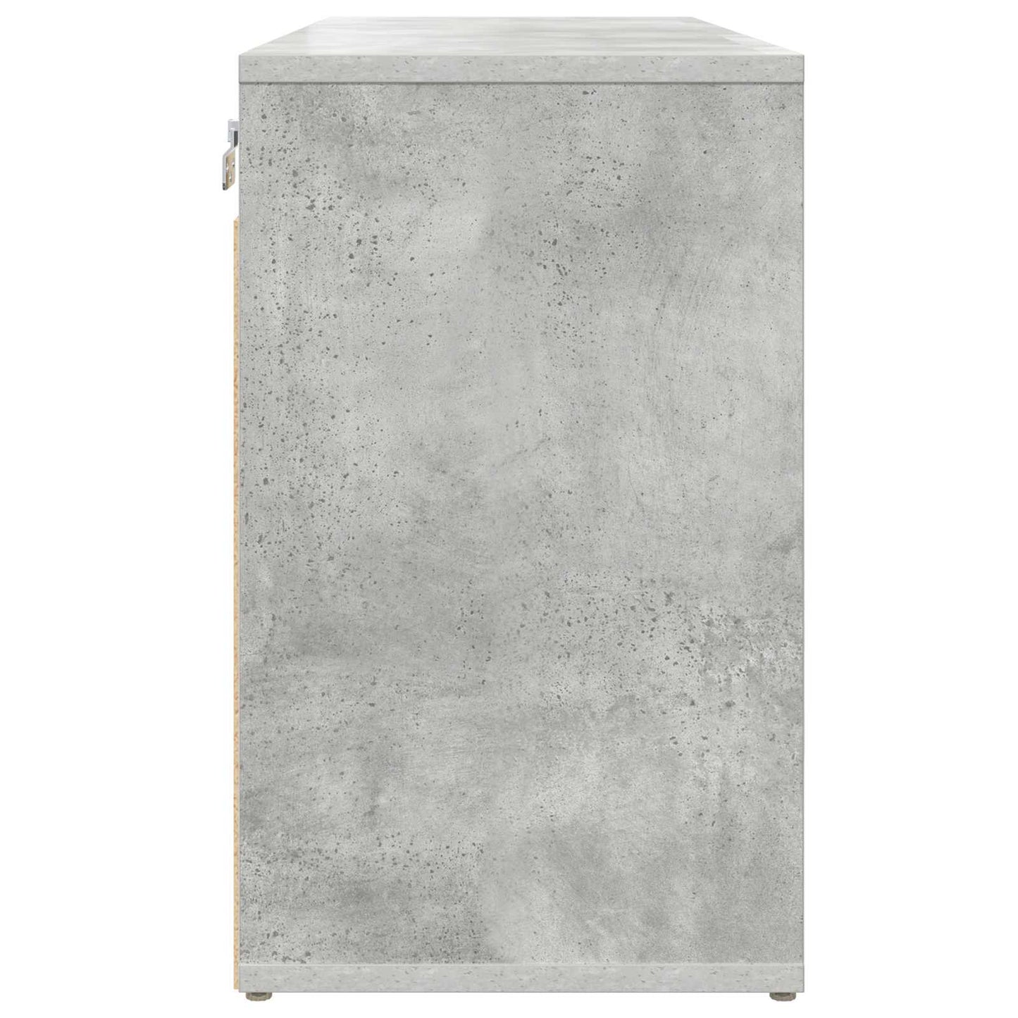Cipőszekrény 77,5 x 30 x 51 cm Szerelt Fa Beton szürke