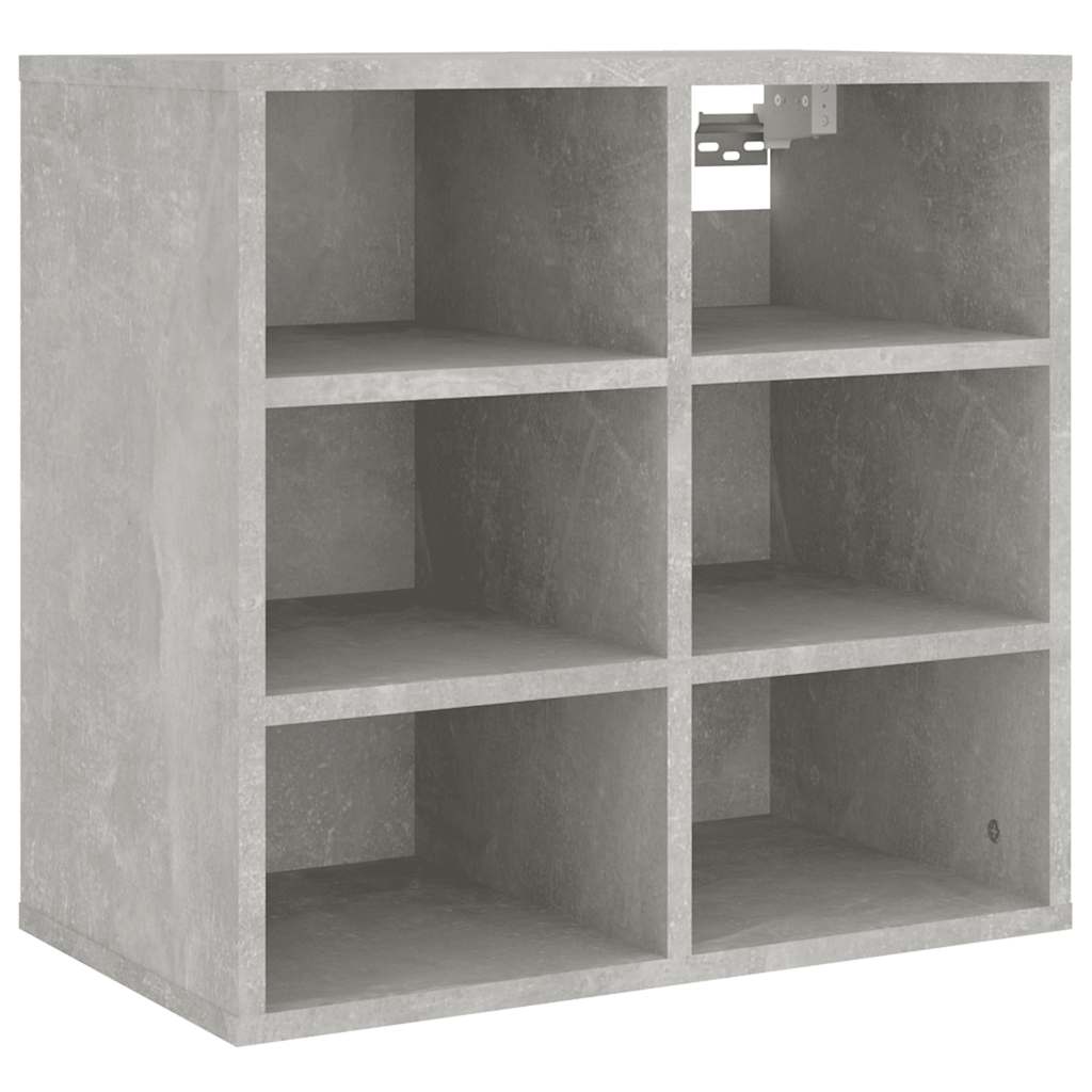 2 db betonszürke cipősszekrény 52,5 x 30 x 50 cm