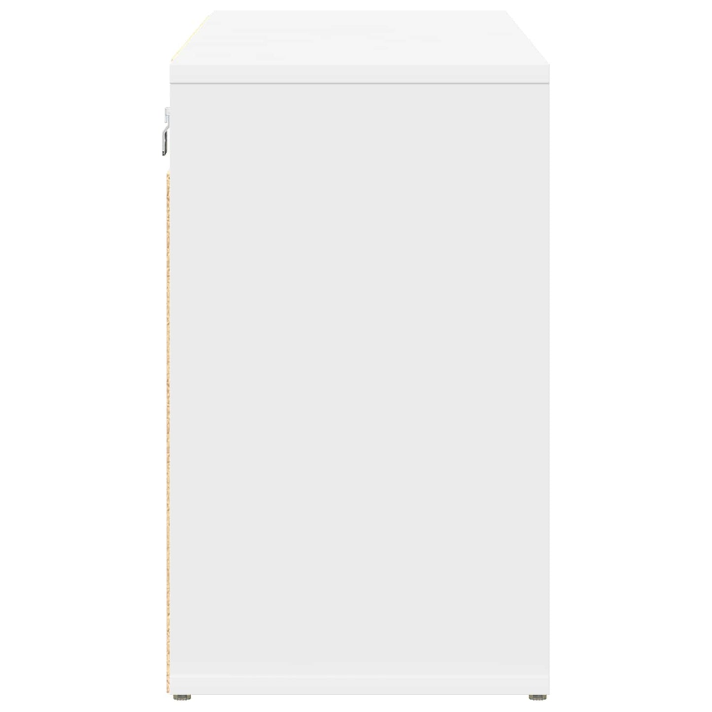 Cipőszekrény 103 x 30 x 51 cm Szerelt Fa Fehér