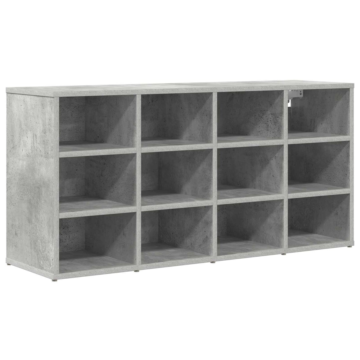 Cipőszekrény polcokkal Beton szürke 103 x 30 x 51 cm Faanyag