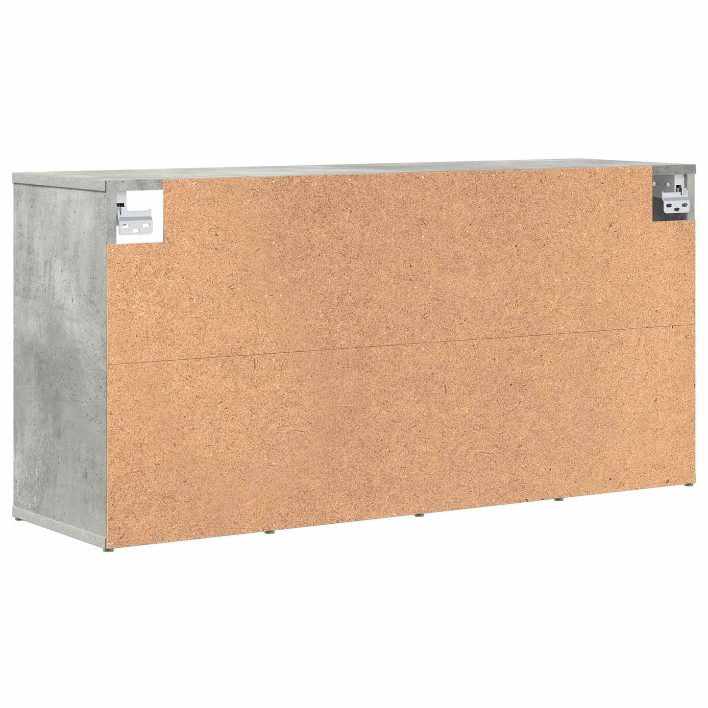 Cipőszekrény 103 x 30 x 51 cm Szerelt Fa Beton szürke