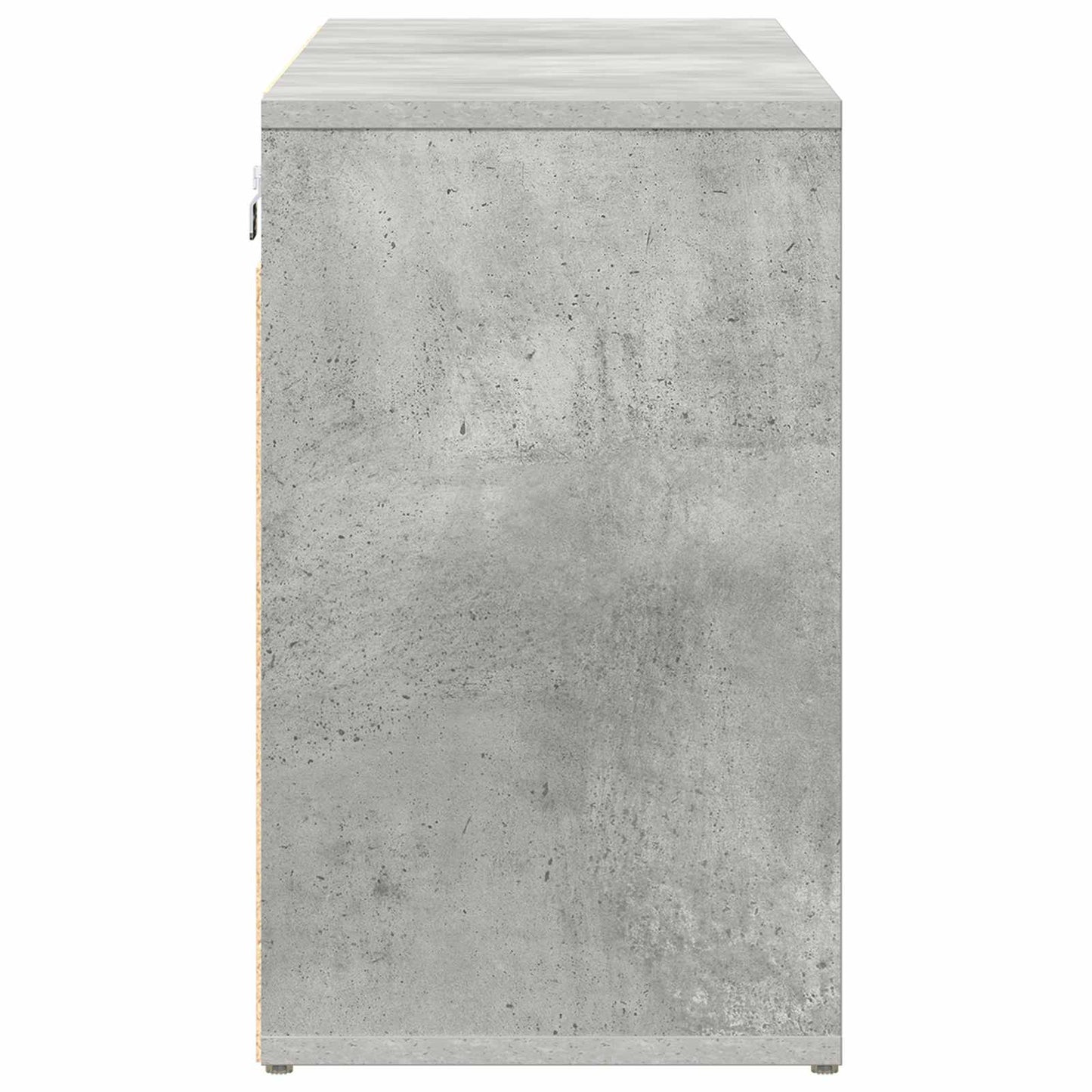 Cipőszekrény polcokkal Beton szürke 103 x 30 x 51 cm Faanyag