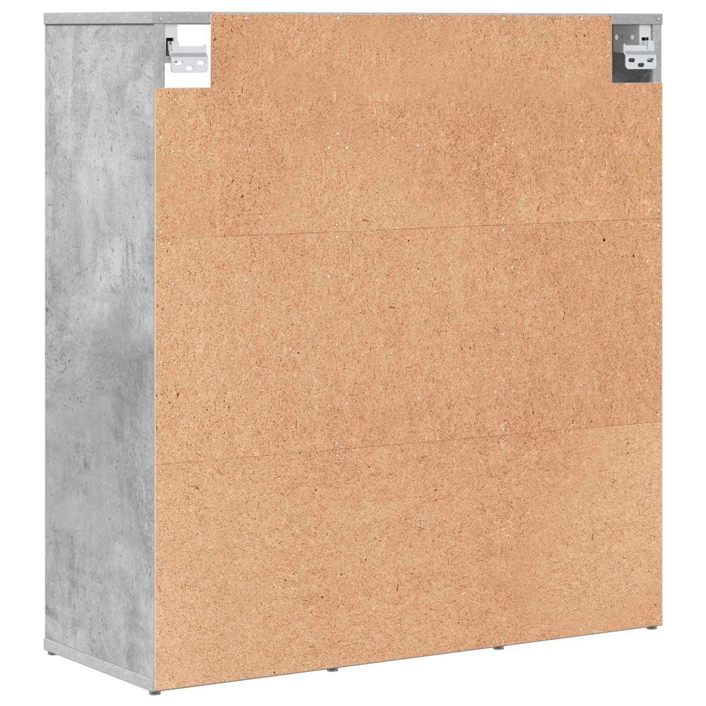 Cipőszekrény 77,5 x 30 x 83,5 cm Szerelt Fa Beton szürke