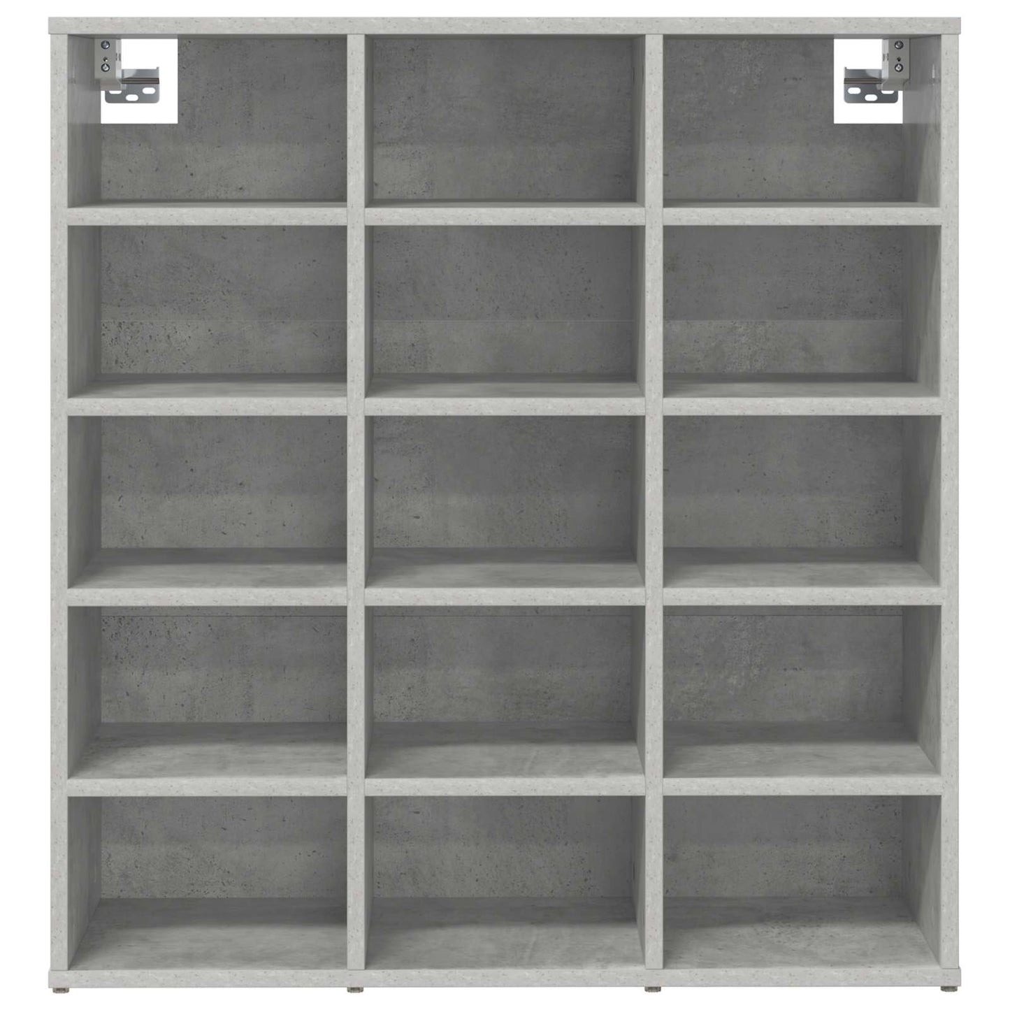 Cipőszekrény 77,5 x 30 x 83,5 cm Szerelt Fa Beton szürke