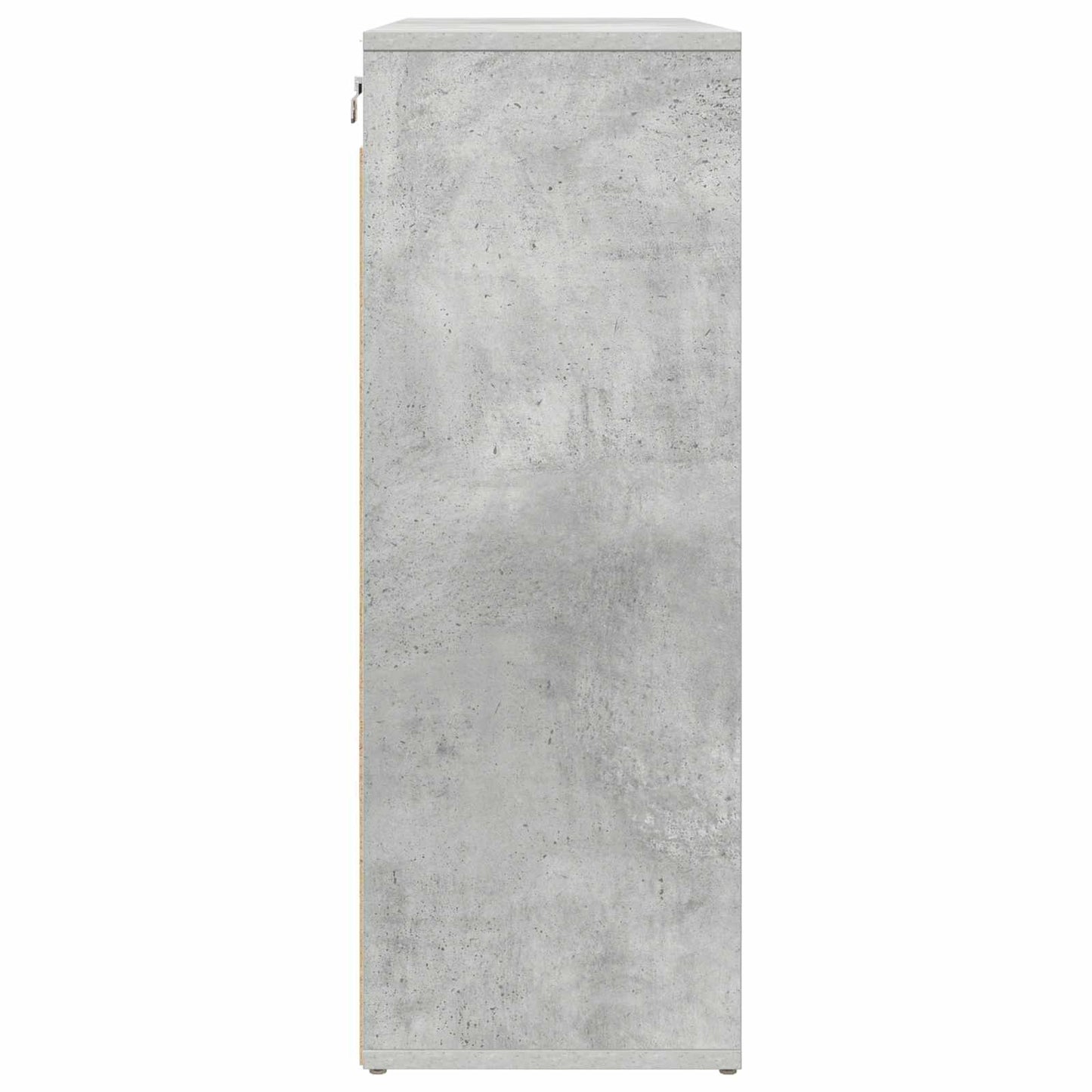 Cipőszekrény 77,5 x 30 x 83,5 cm Szerelt Fa Beton szürke