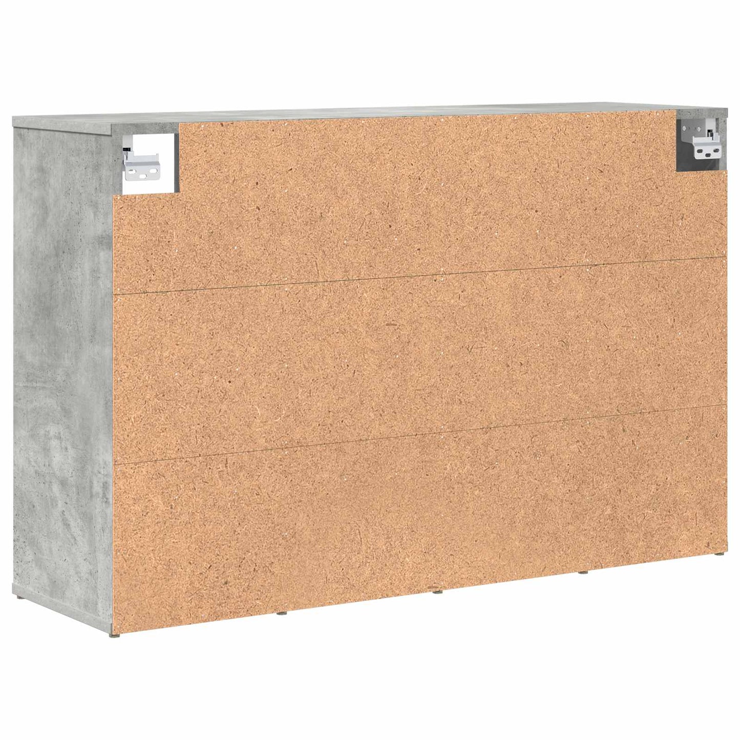 Cipőszekrény 103 x 30 x 67 cm Szerelt Fa Beton szürke