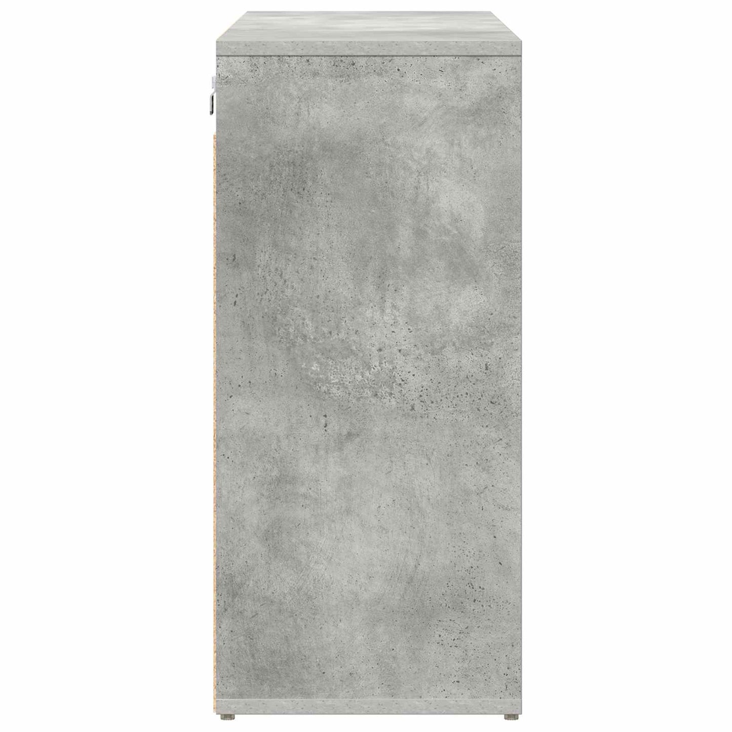 Cipőszekrény 103 x 30 x 67 cm Szerelt Fa Beton szürke