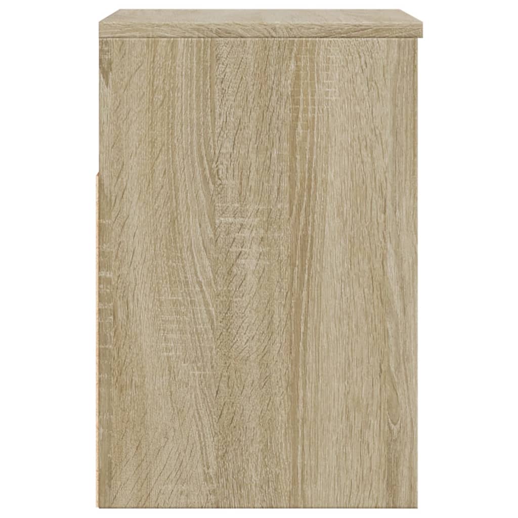 sonoma tölgy színű szerelt fa cipőtároló pad 60 x 30 x 45 cm