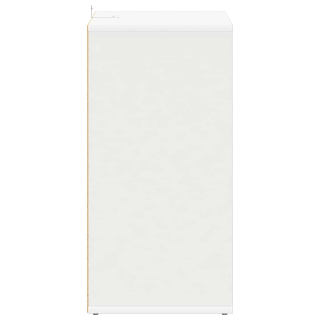 vidaX fehér szerelt fa cipősszekrény 60 x 35 x 70 cm