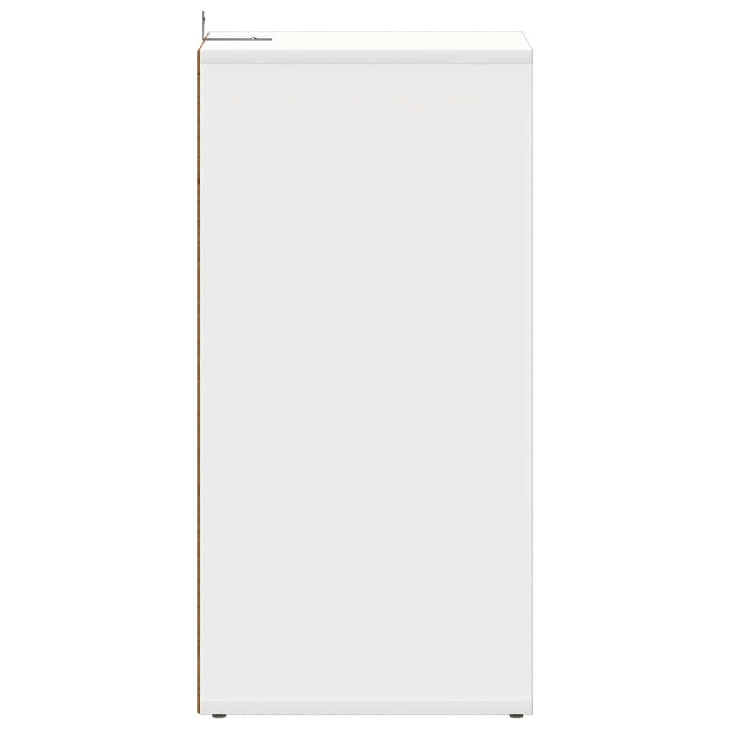 vidaX fehér szerelt fa cipősszekrény 31,5 x 35 x 70 cm