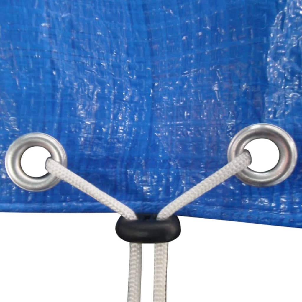 2 db polietilén négyszögletes medencetakaró 90 g/nm 400x207 cm
