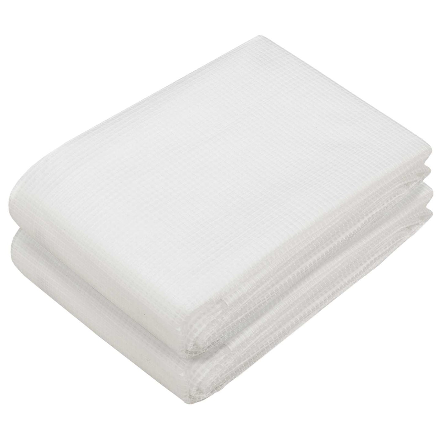 2 db fehér takaróponyva 260 g/m² 1,5 x 15 m