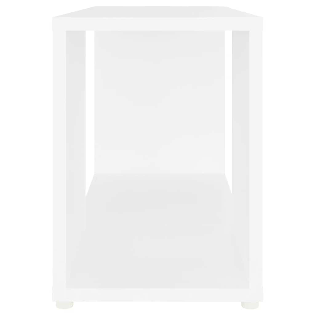 fehér szerelt fa TV-szekrény 60 x 24 x 32 cm