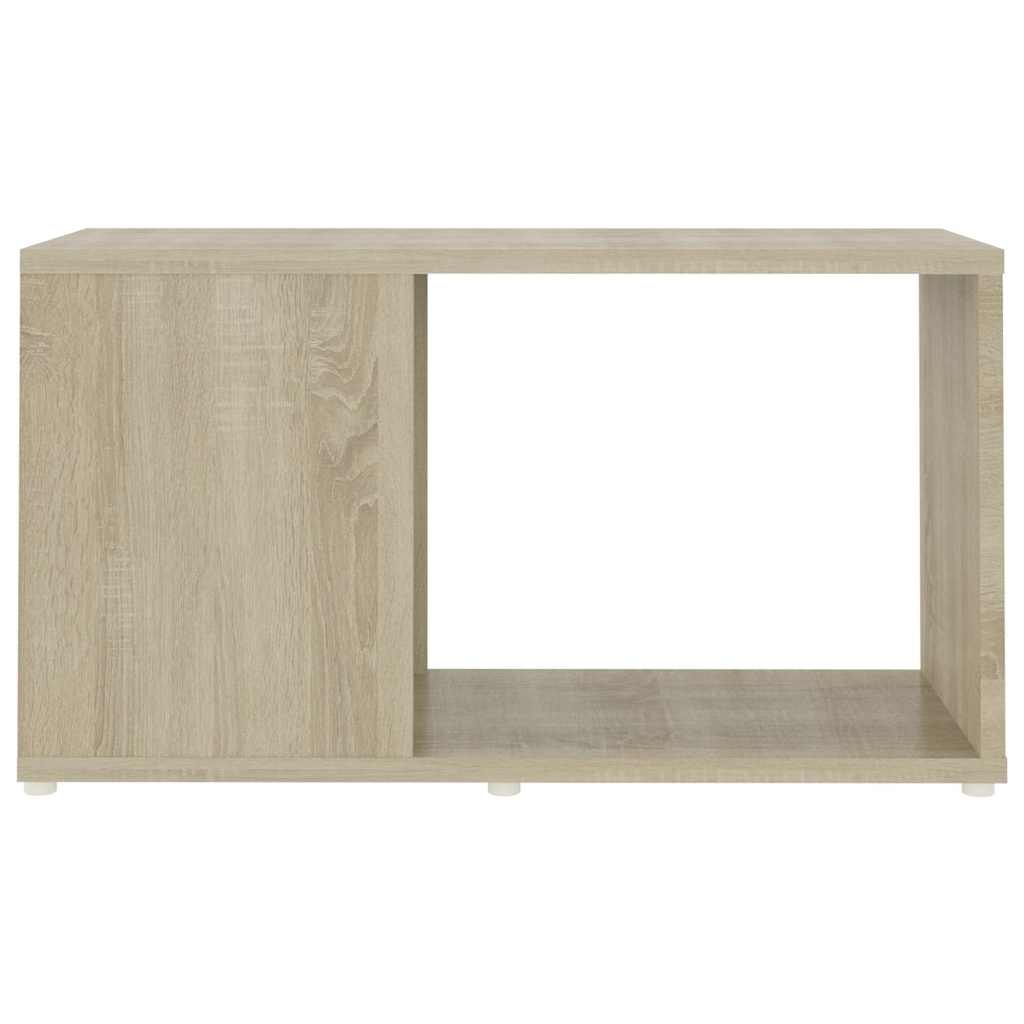 sonoma-tölgyszínű szerelt fa TV-szekrény 60 x 24 x 32 cm