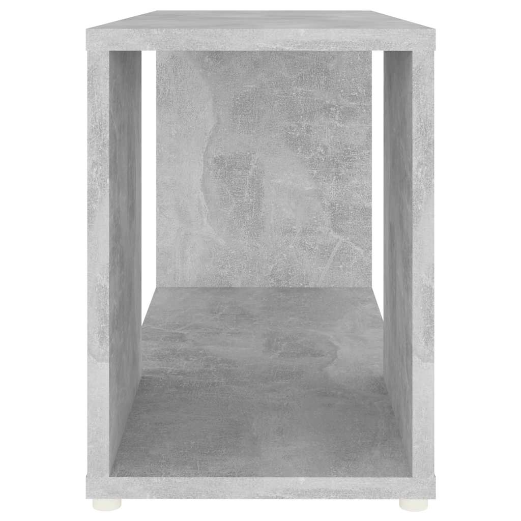 betonszürke szerelt fa TV-szekrény 60 x 24 x 32 cm
