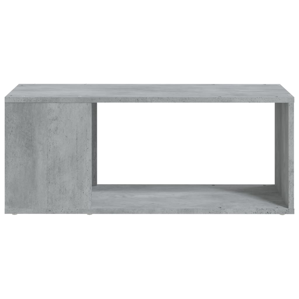betonszürke szerelt fa TV-szekrény 80 x 24 x 32 cm