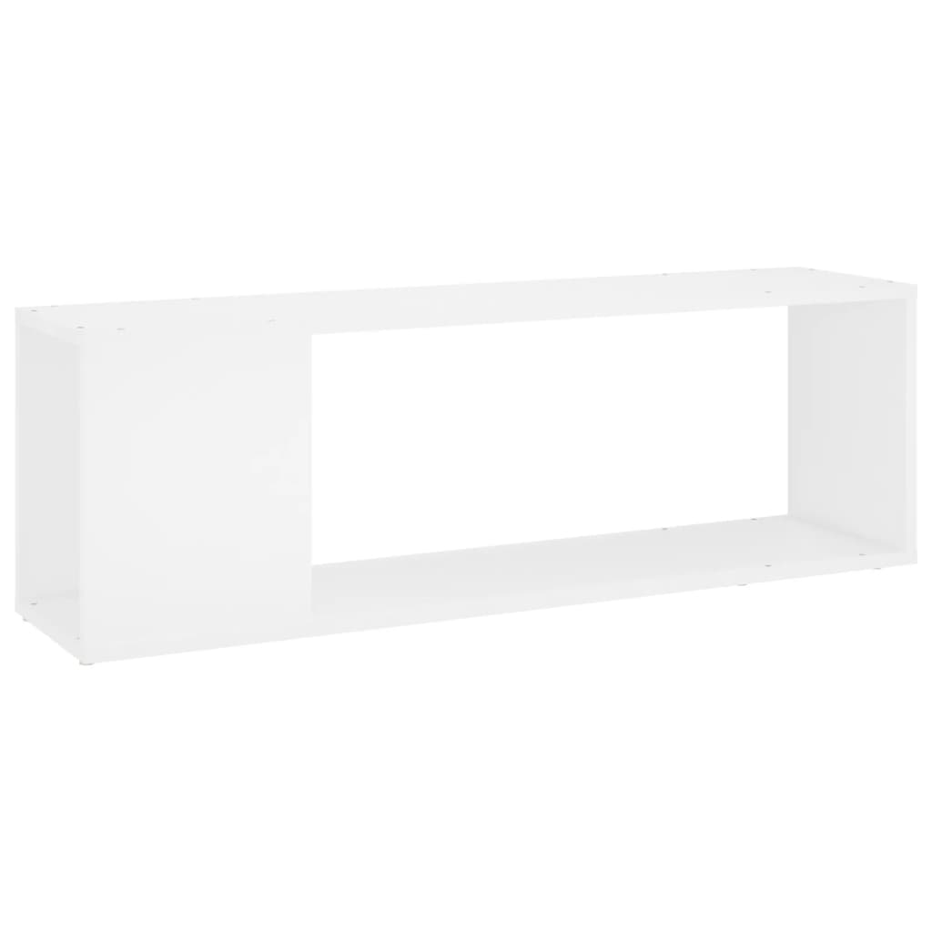fehér szerelt fa TV-szekrény 100 x 24 x 32 cm