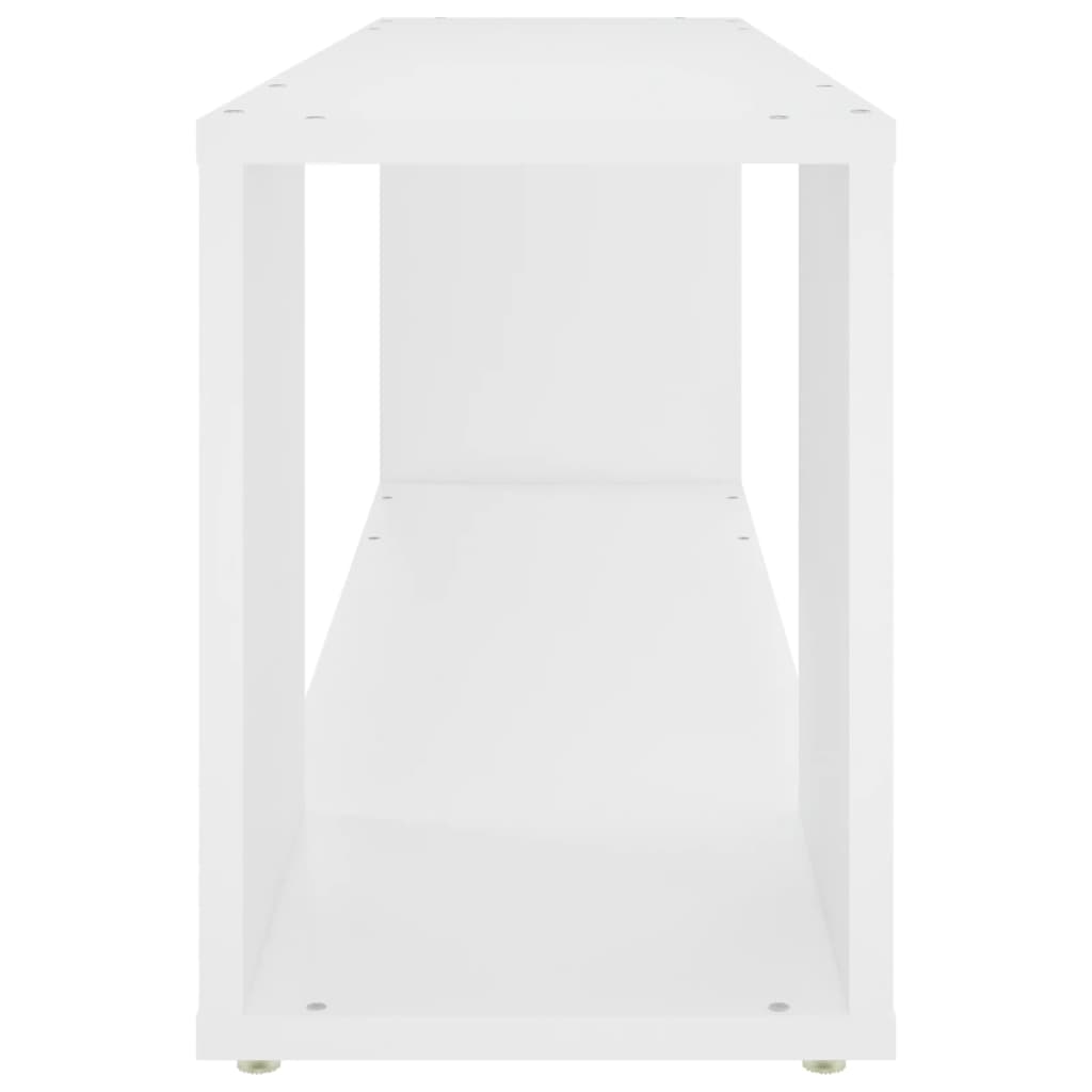 fehér szerelt fa TV-szekrény 100 x 24 x 32 cm