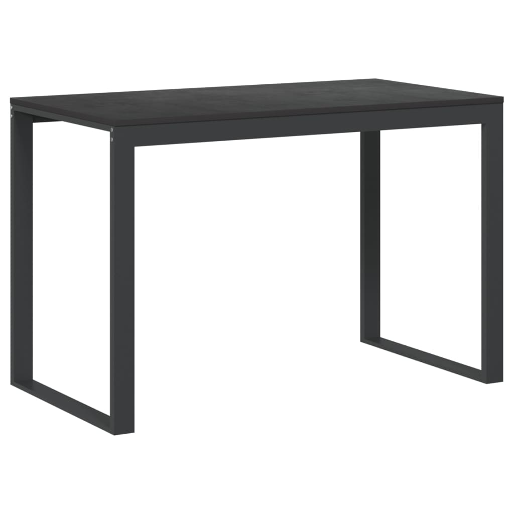 fekete forgácslap számítógépasztal 110 x 60 x 73 cm