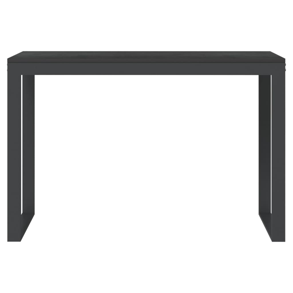 fekete forgácslap számítógépasztal 110 x 60 x 73 cm