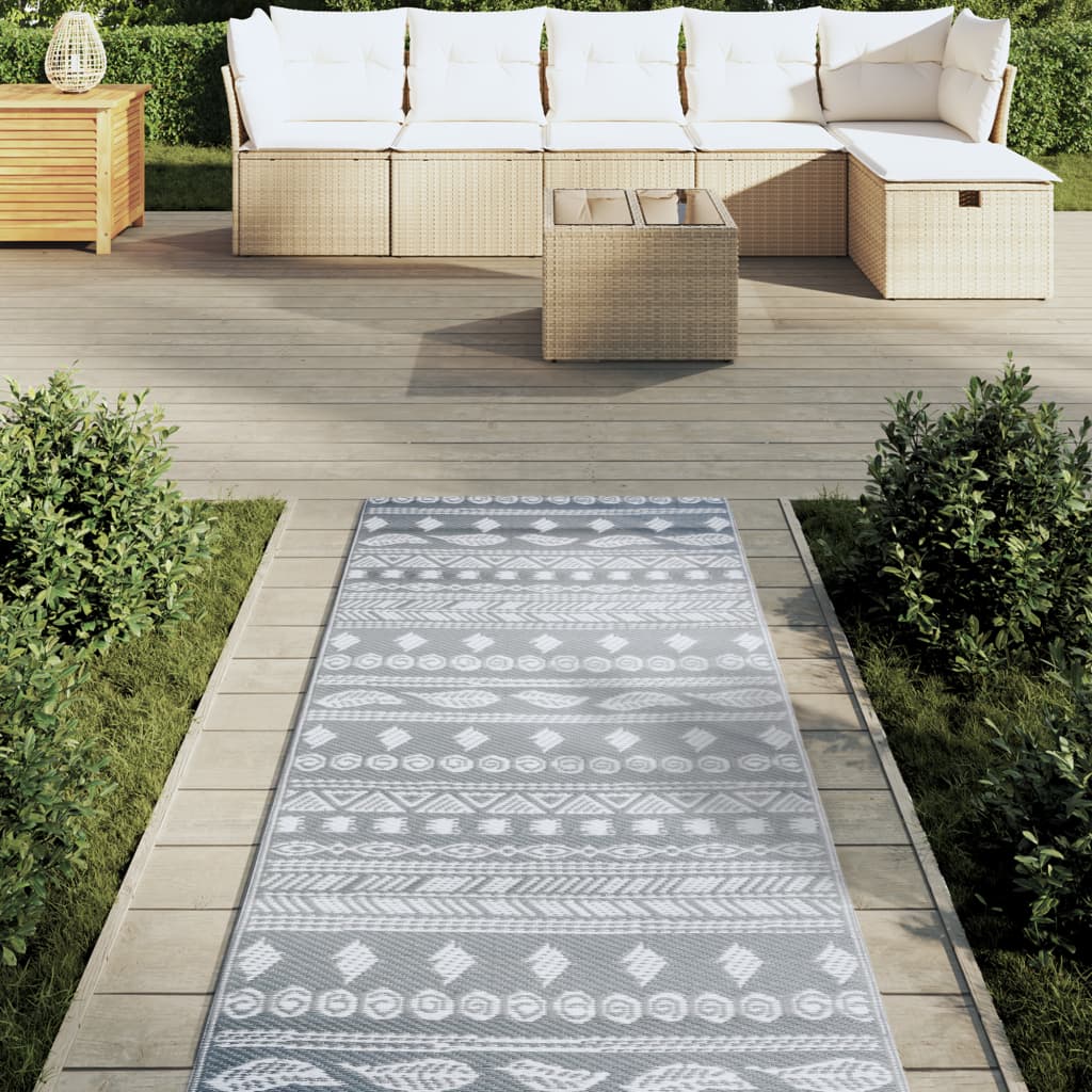 kültéri szőnyeg ARAKIL szürke 80x250 cm PP