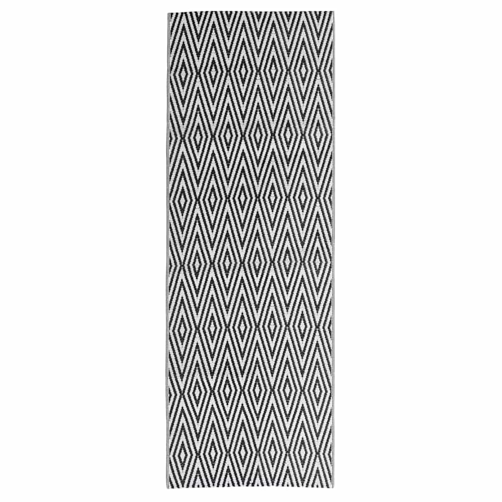 kültéri szőnyeg ARAKIL fekete 80x250 cm PP
