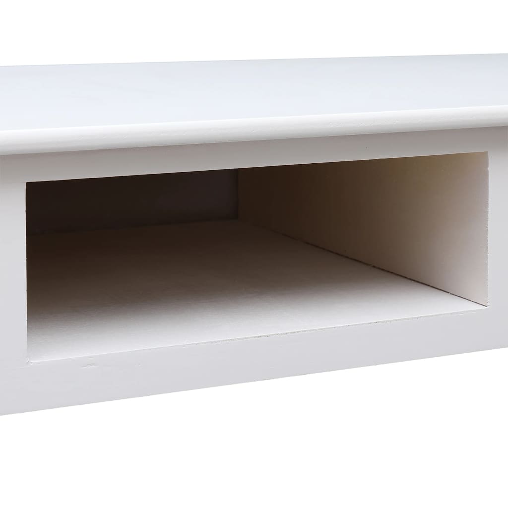 fehér tömör császárfa íróasztal 108 x 45 x 76 cm