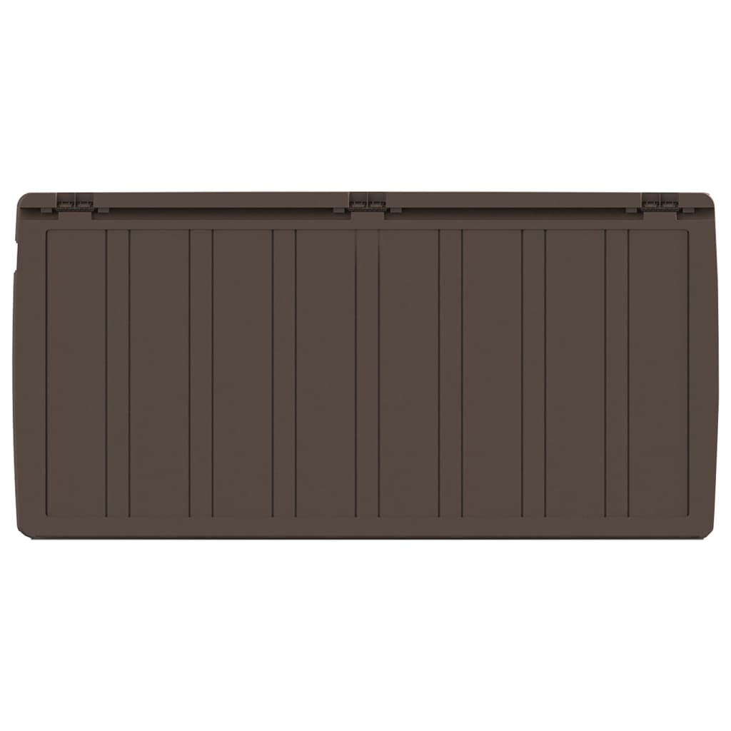 barna párnatároló láda 117 x 45,5 x 57,5 cm 270 L