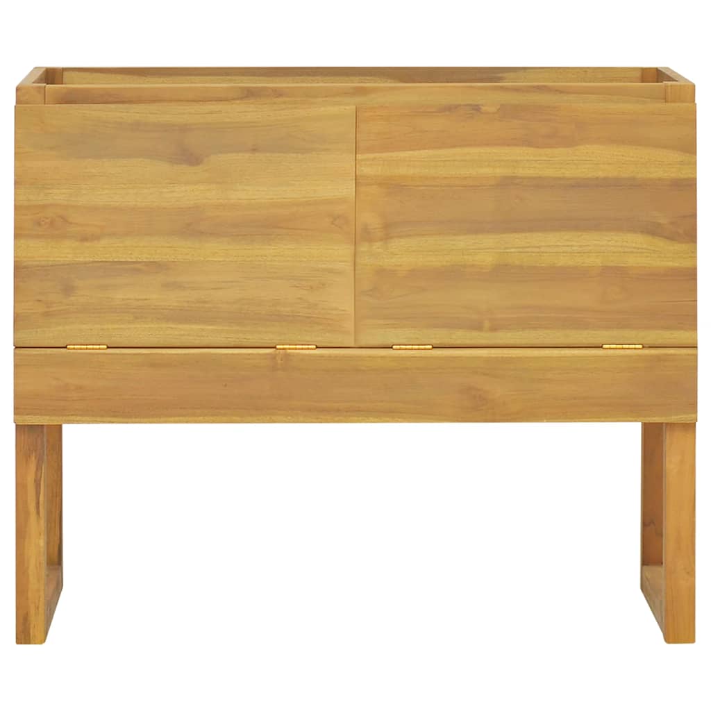 tömör tíkfa fürdőszobaszekrény 90 x 40 x 75,5 cm