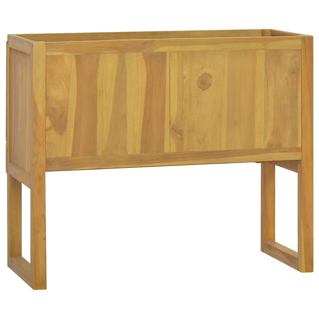 tömör tíkfa fürdőszobaszekrény 90 x 40 x 75,5 cm