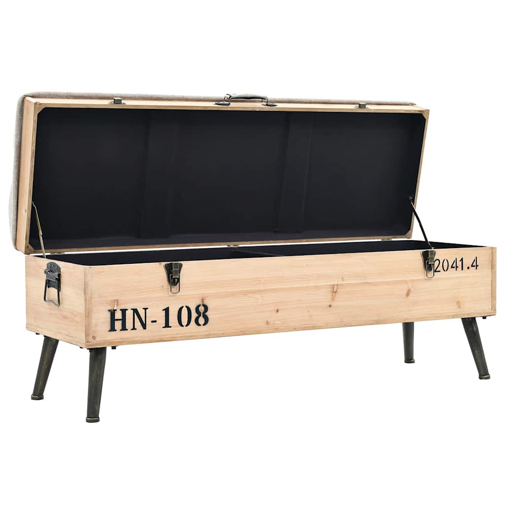 tömör fenyőfa tárolópad 110 cm