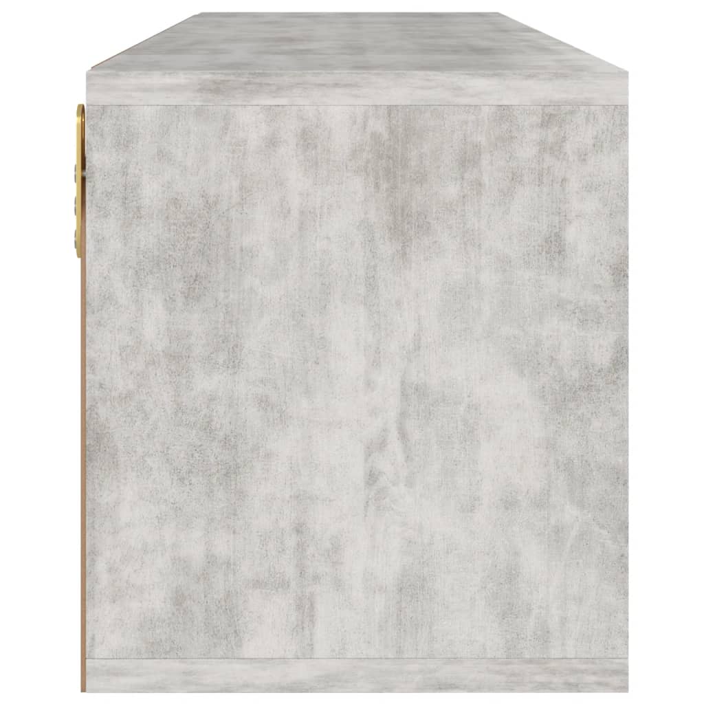 betonszürke szerelt fa TV-szekrény 88,5 x 27,5 x 30,5 cm