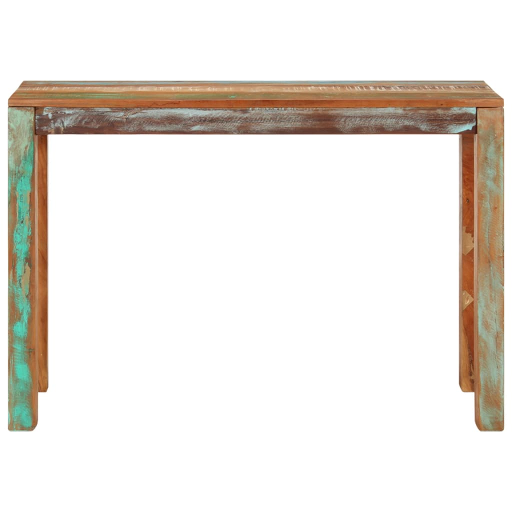 tömör újrahasznosított fa tálalóasztal 110 x 35 x 76 cm