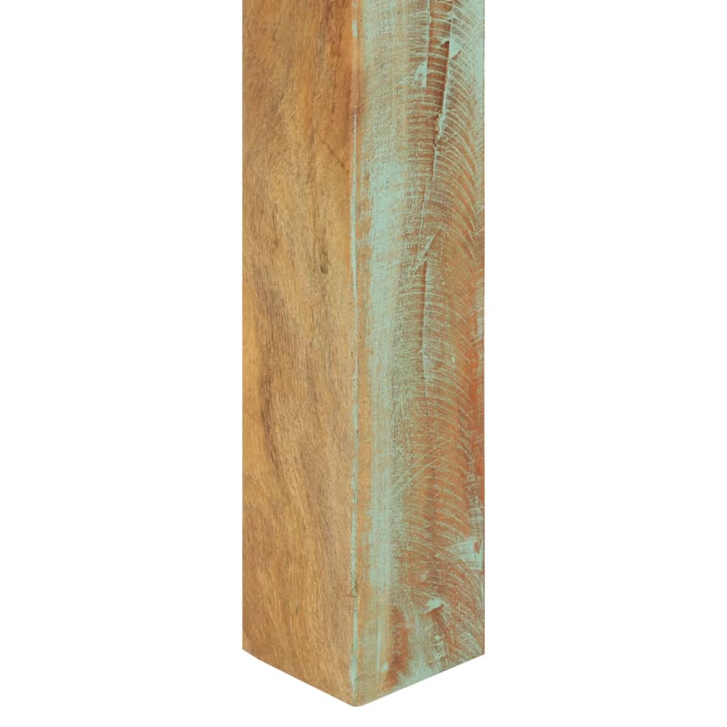 tömör újrahasznosított fa tálalóasztal 110 x 35 x 76 cm