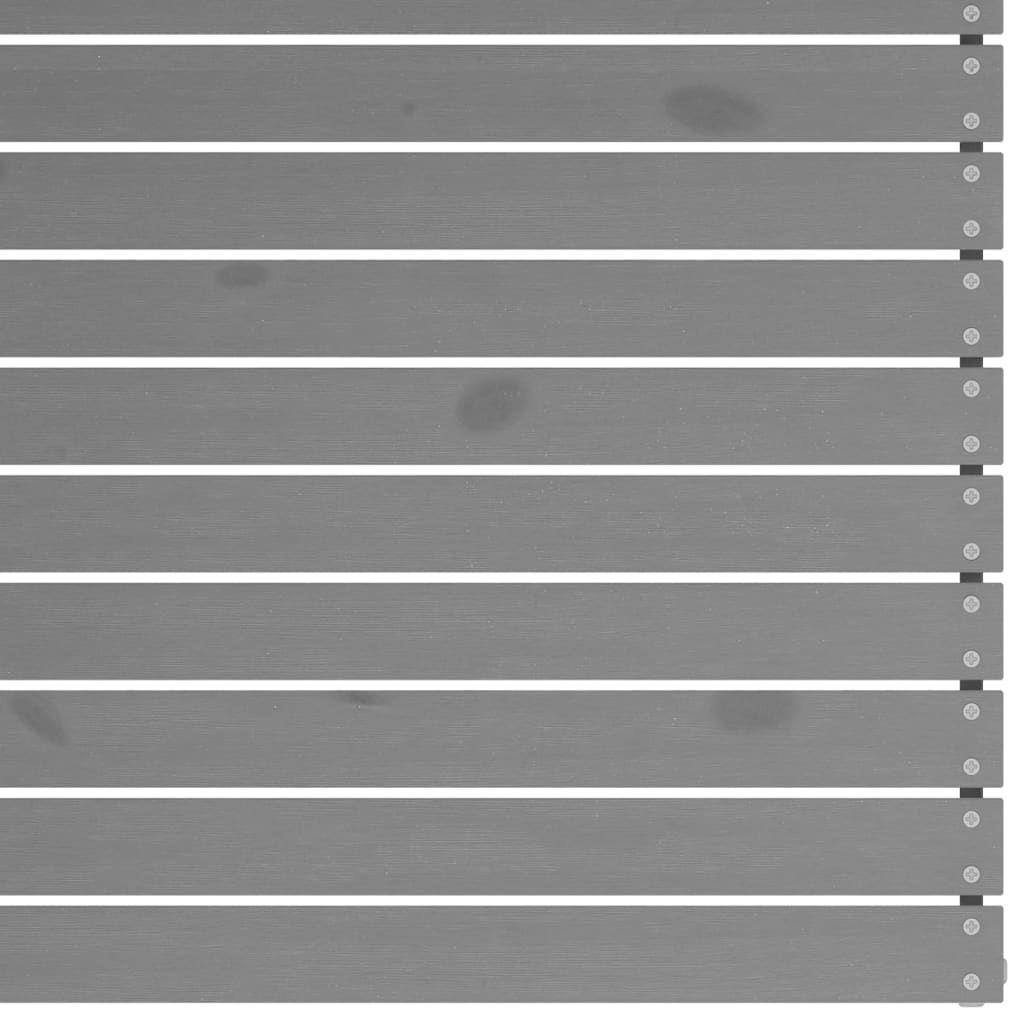 3 részes szürke tömör fenyőfa kerti ülőgarnitúra