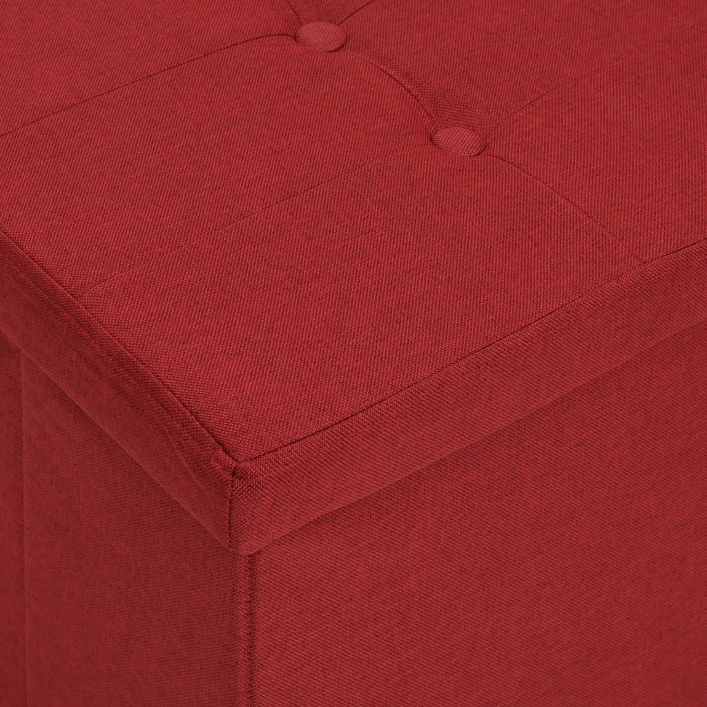 bordó összecsukható művászon tárolópad