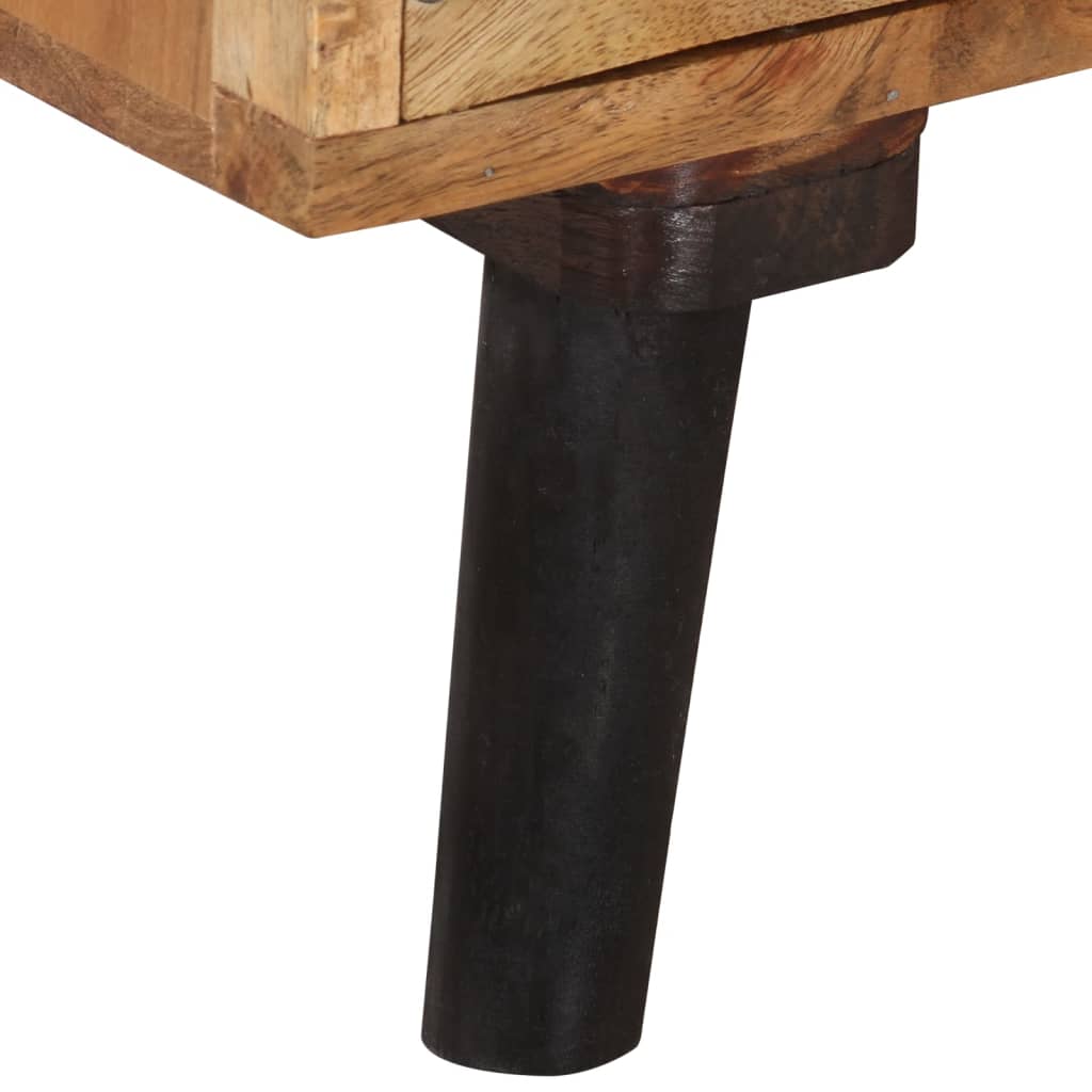 tömör akácfa TV-szekrény 145 x 35 x 35 cm